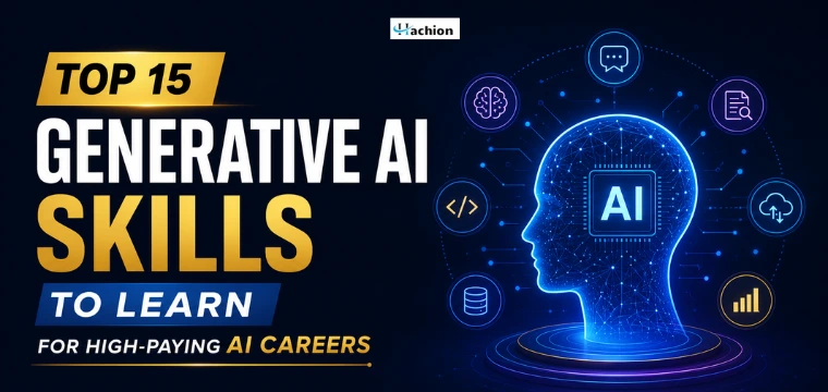 Top 15 Generative AI Skills to Learn for High-Paying AI Careers